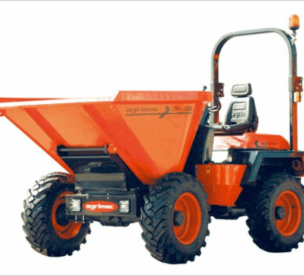 Dumper 4×4 4000kg articulado hidroestático